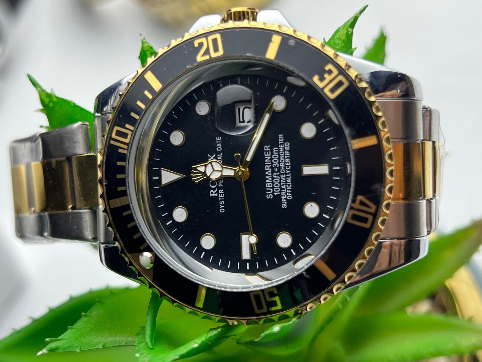 Men's Rolex-Branded Submariner-Style Watch:Rotating Bezel - Image 9
