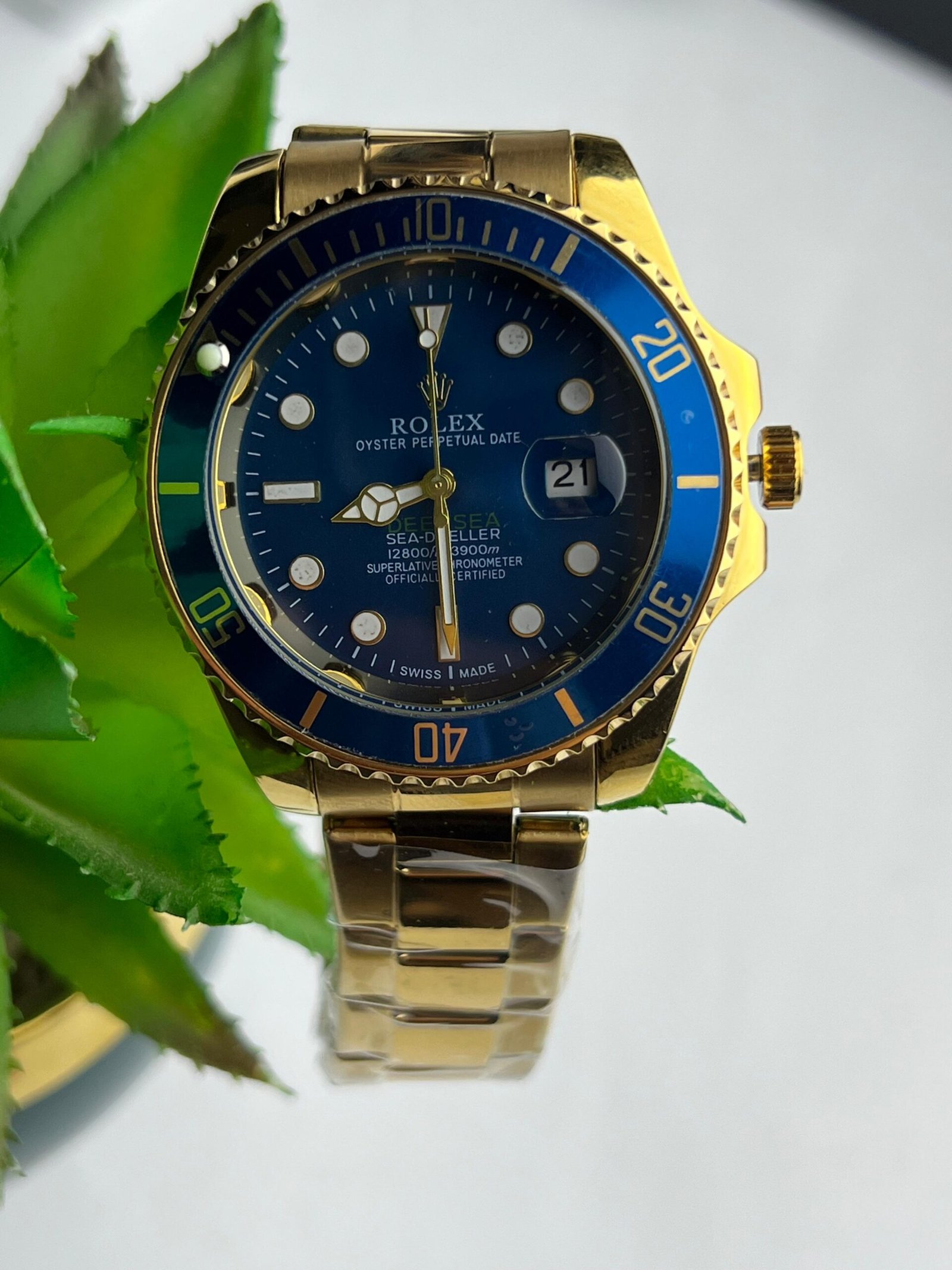 Men's Rolex-Branded Submariner-Style Watch:Rotating Bezel - Image 7
