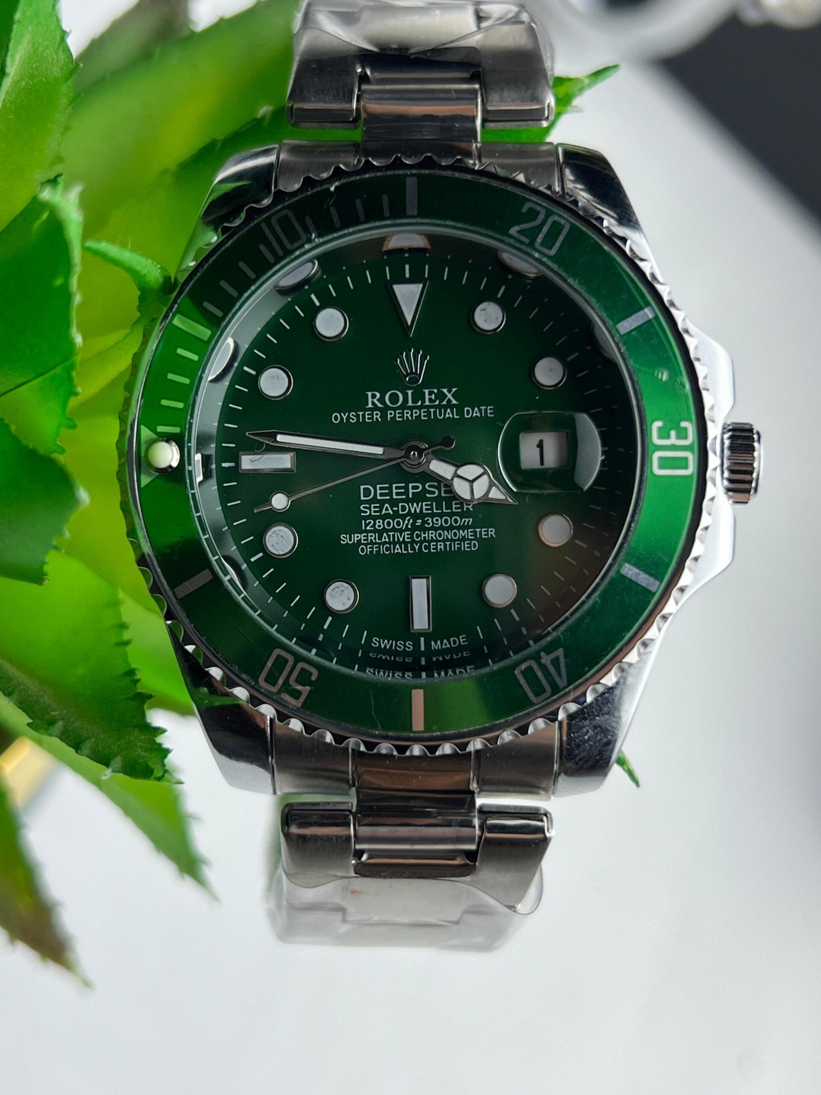 Men's Rolex-Branded Submariner-Style Watch:Rotating Bezel - Image 10